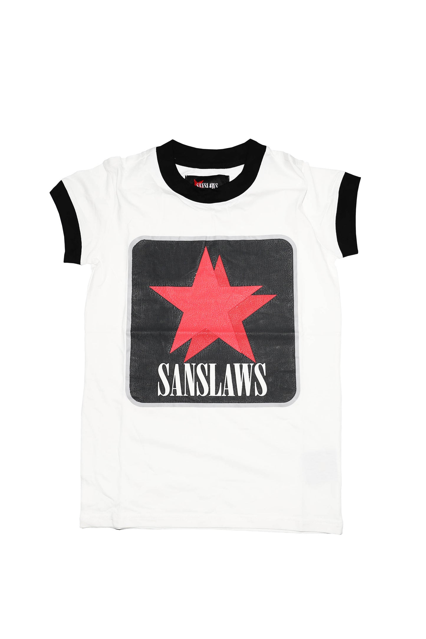 SANSLAWS LOGO Slim fit short sleeves