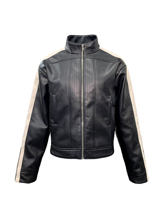 PCCVISION 3MANON Racer Leather Jacket