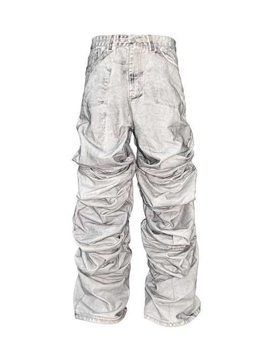 PCCVISION 3MANON White Wrinkled Jeans