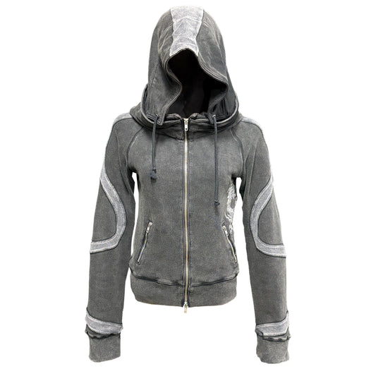 .Tritill 'Loong' Embroidered Bono Hoodie