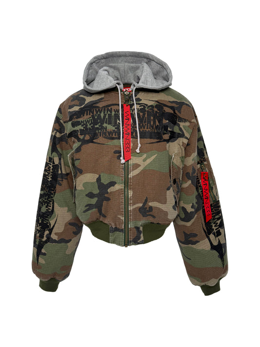 PCCVISION 26SS Camo Bomber Jacket