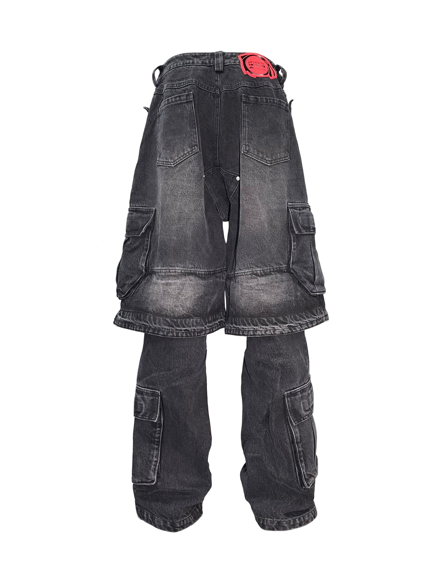 PCCVISION 3MANON Washed Patchwork Jeans