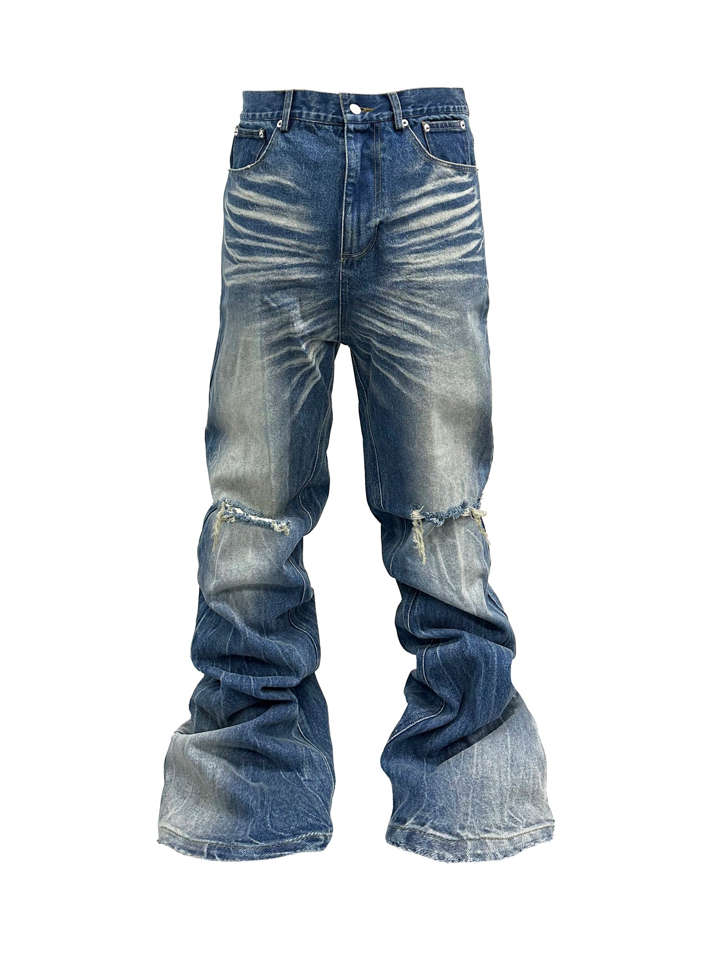 PCCVISION flared jeans BLUE