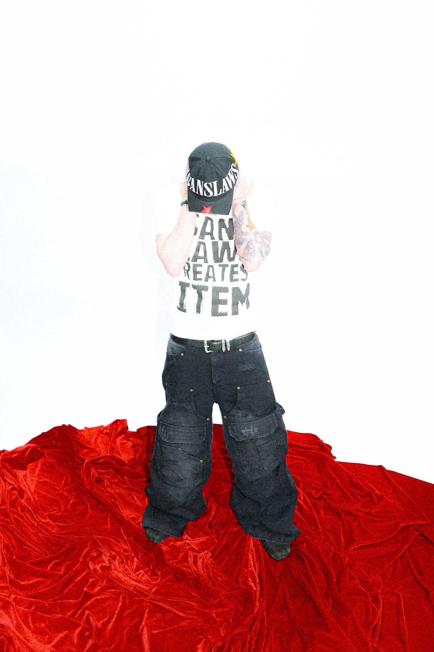 SANSLAWS Black Logging Pants