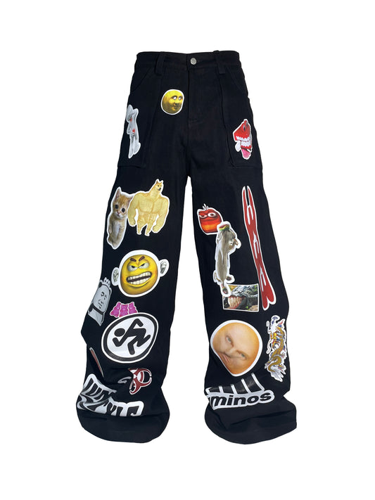 PCCVISION 'AMINOS' Emoji Pants