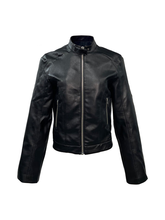 PCCVISION 3MANON Biker Leather Jacket