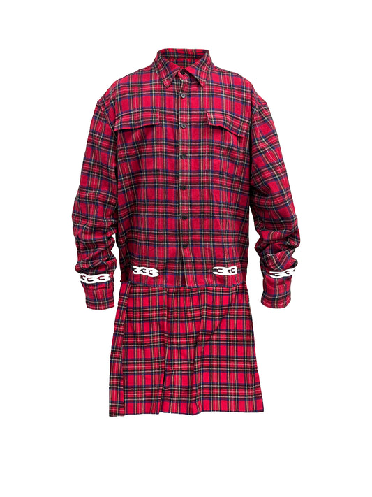 PCCVISION wizard plaid shirt