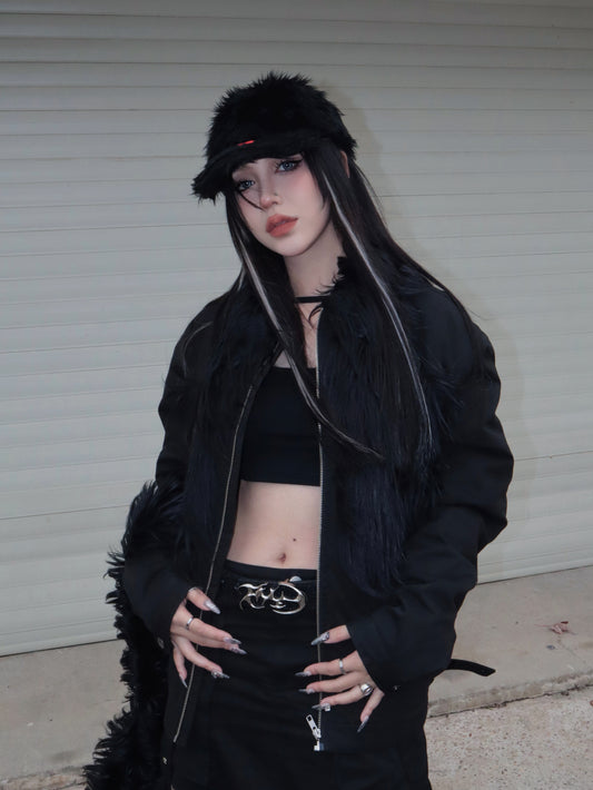 PCCVISION 333Black Plush Hat