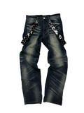 UCANTBELIKEME Polka Dot Bandage Jeans