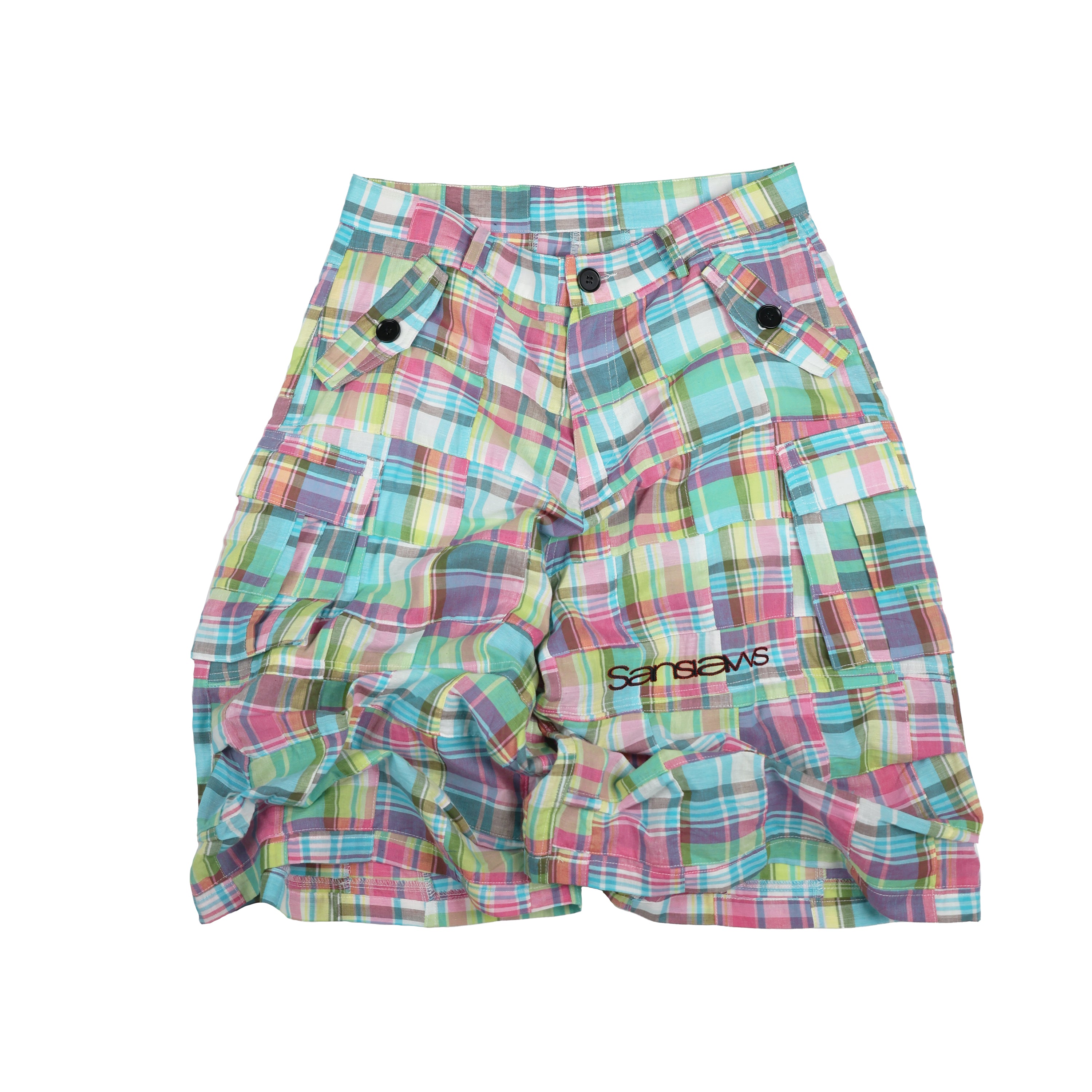 SANSLAWS Patchwork Shorts