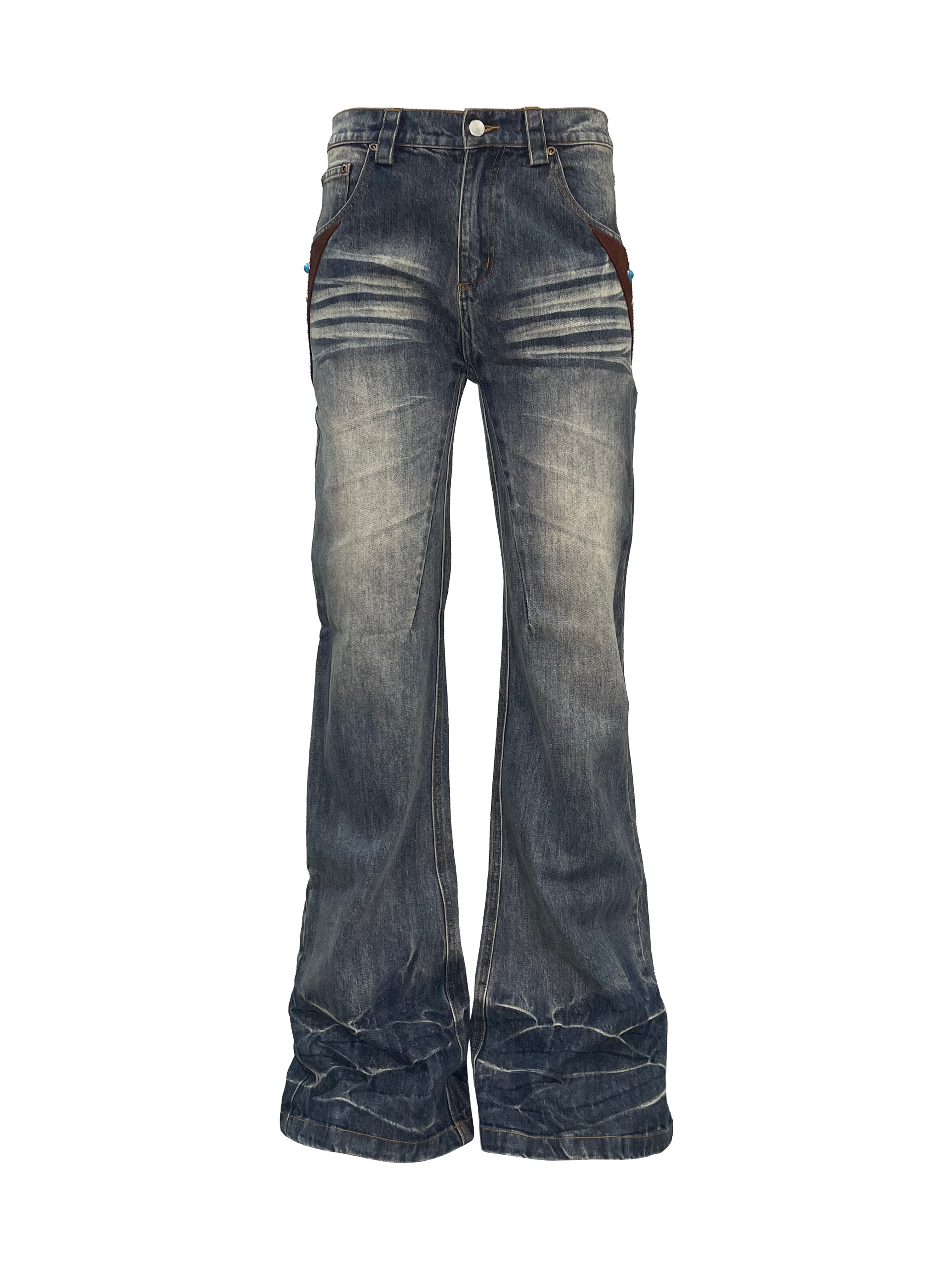 PCCVISION 3MANON  Turquoise Jeans