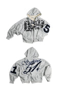 SANSLAWS Gray fleece hoodie