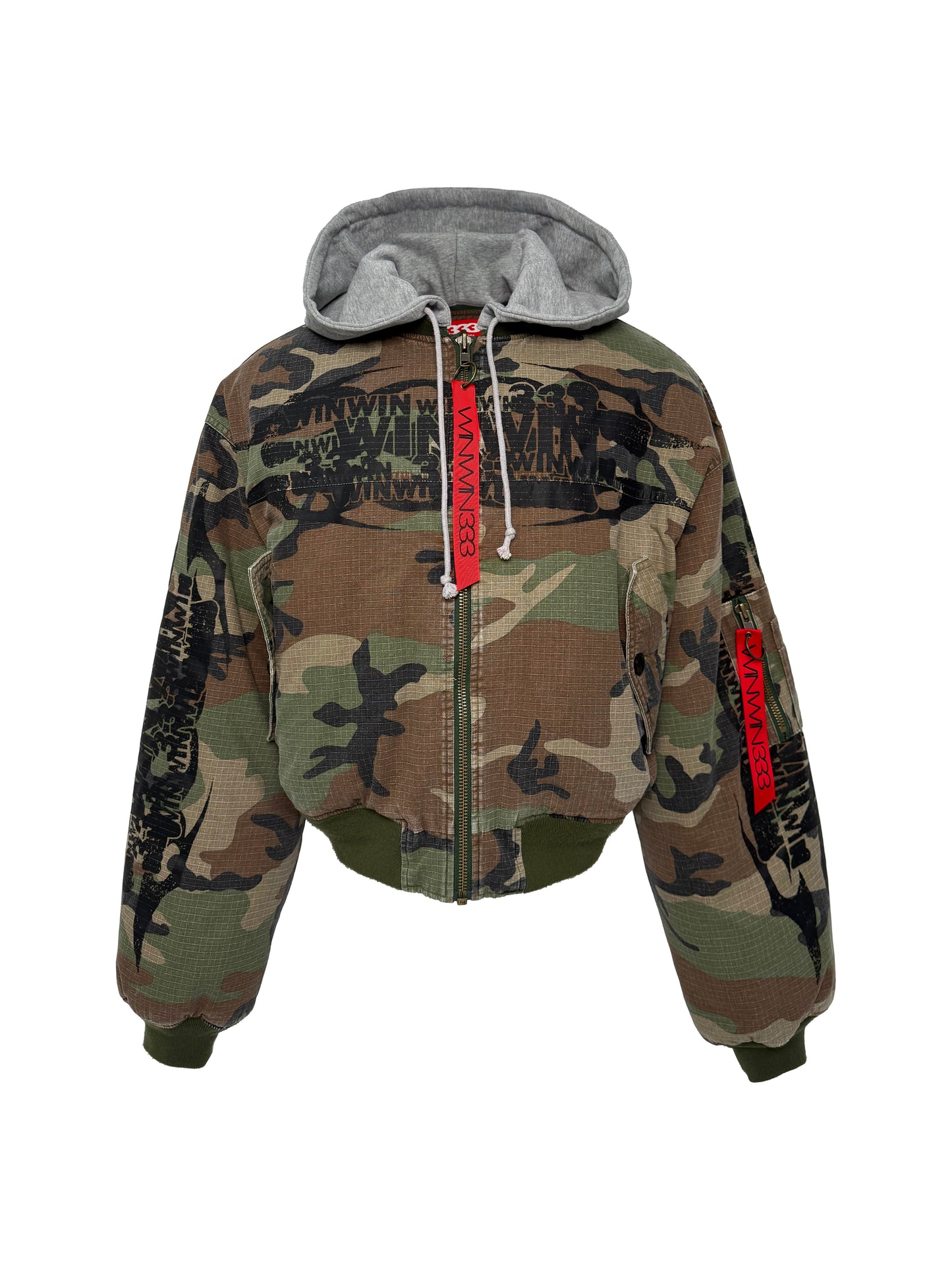 PCCVISION 26SS Camo Bomber Jacket