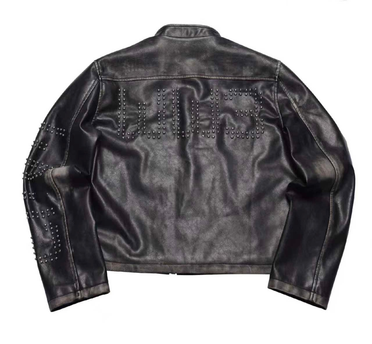 PCCVISION WWIII Color-burning Studded Rivet Jacket