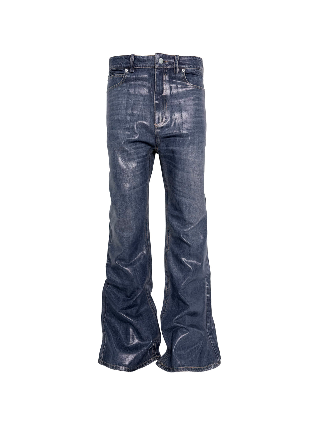 PCCVISION 3MANON Coated Dark Blue Jeans