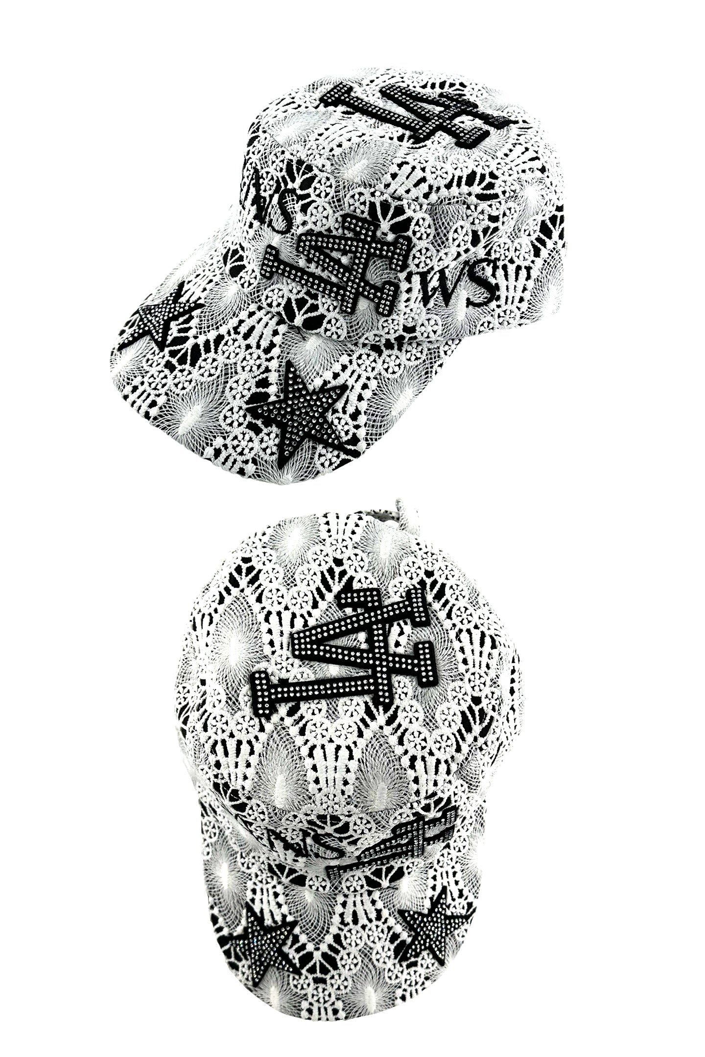 SANSLAWS Lace flat hat