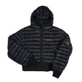 SANSLAWS 3-color Hooded Cropped Puffer Jacket