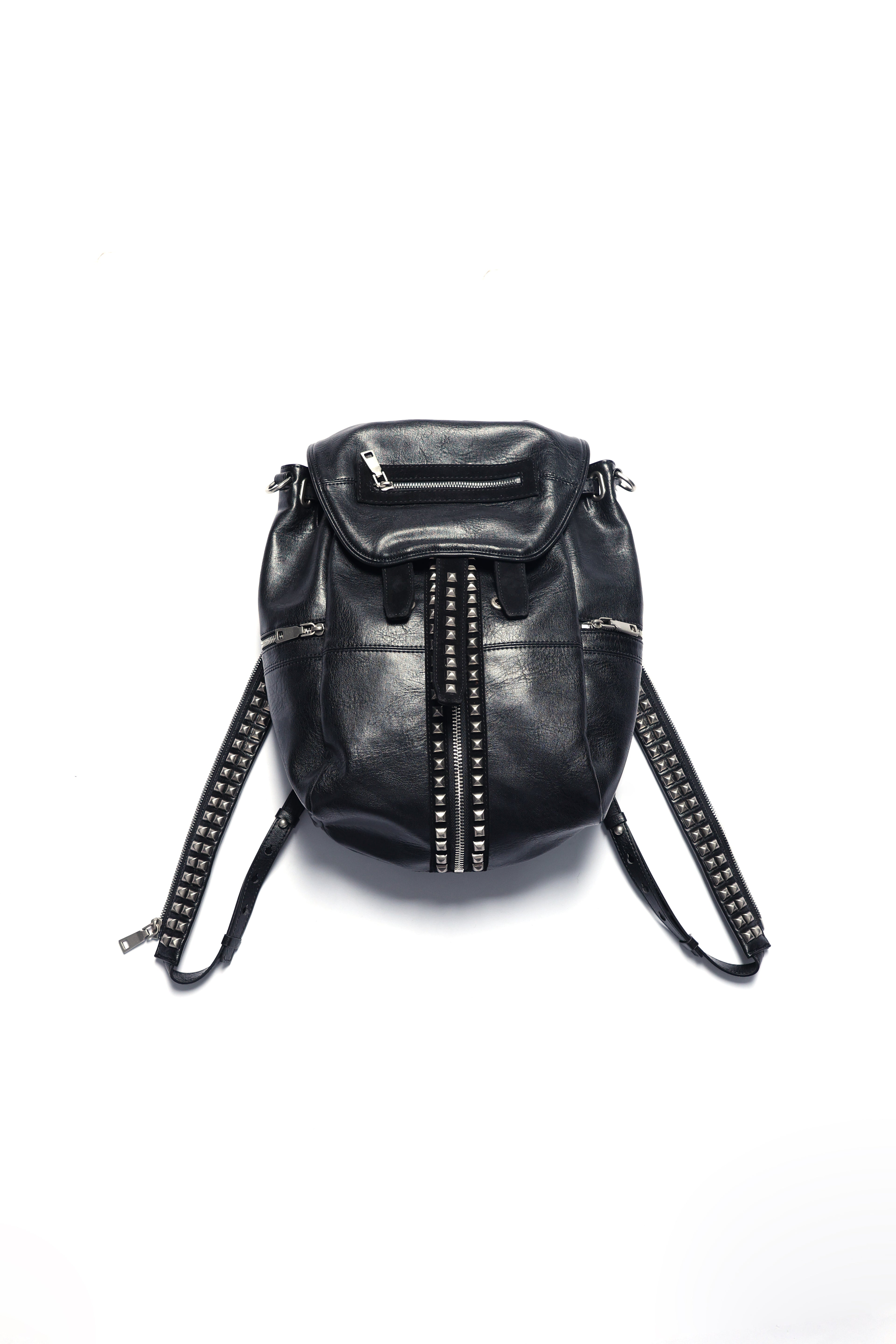 PCCVISION Black Leather Bag