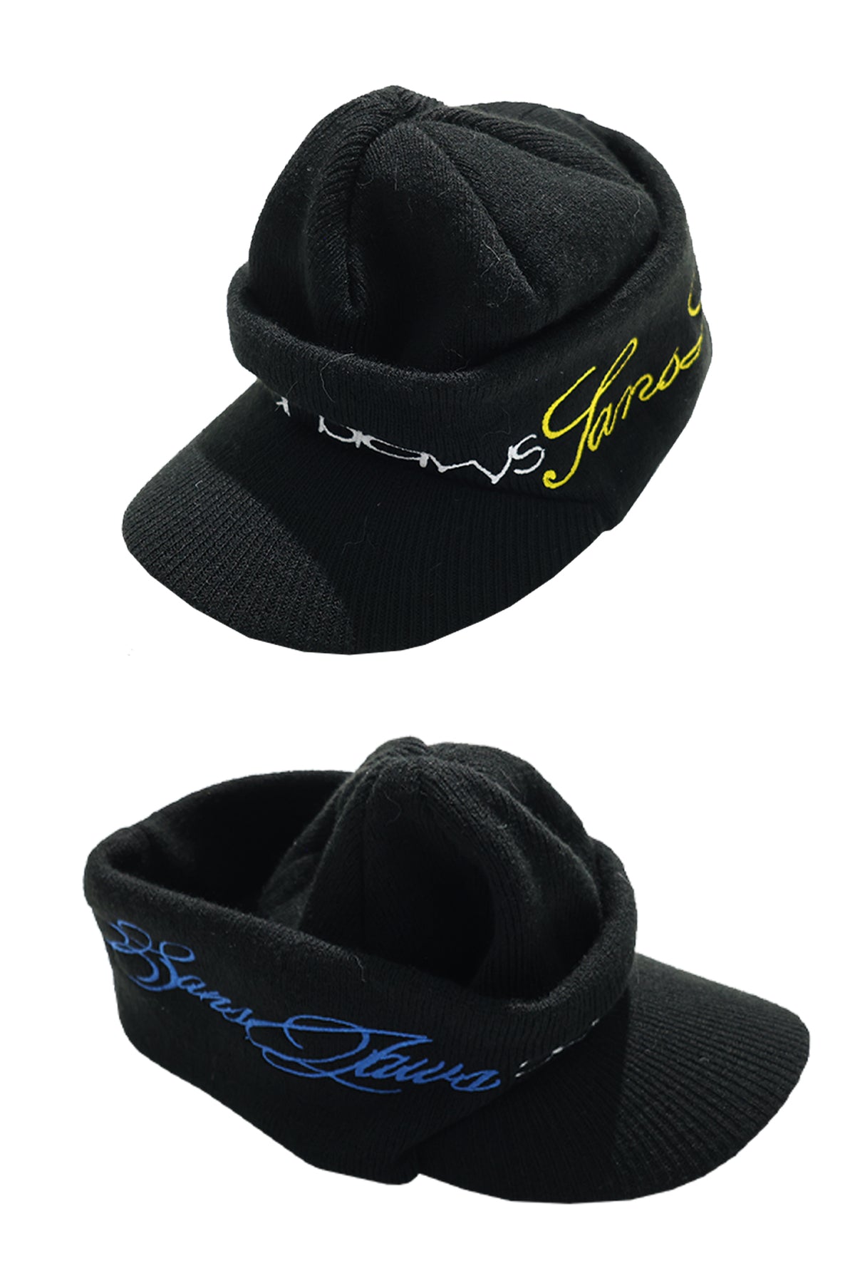 SANSLAWS knitted embroidered hat