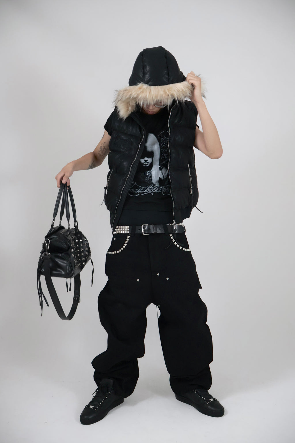 UCANTBELIKEME Bandage Logging Pants