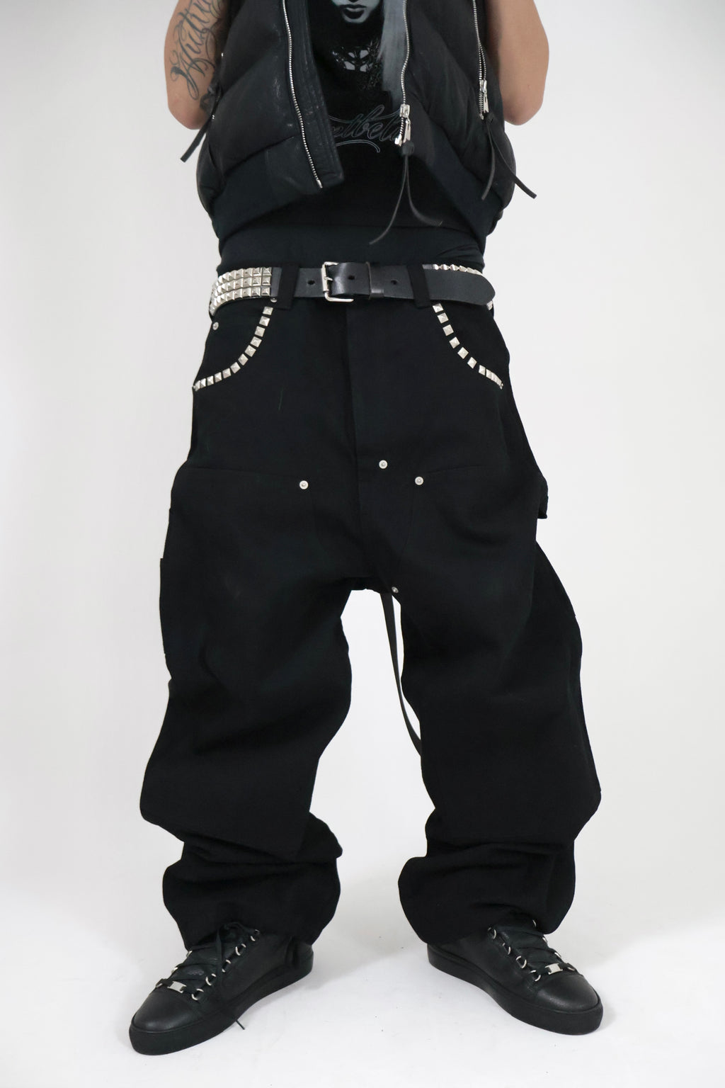 UCANTBELIKEME Bandage Logging Pants