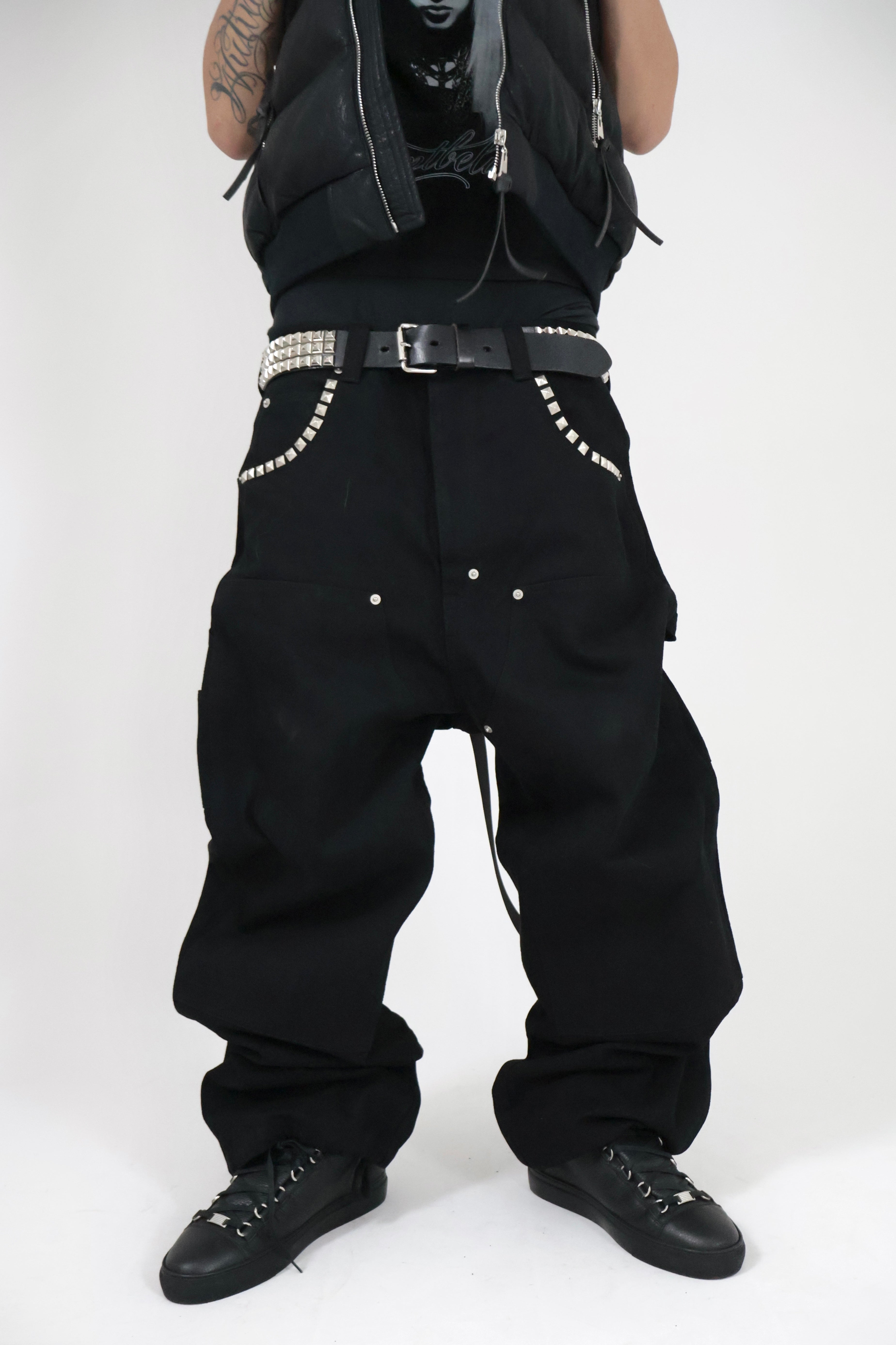 UCANTBELIKEME Bandage Logging Pants