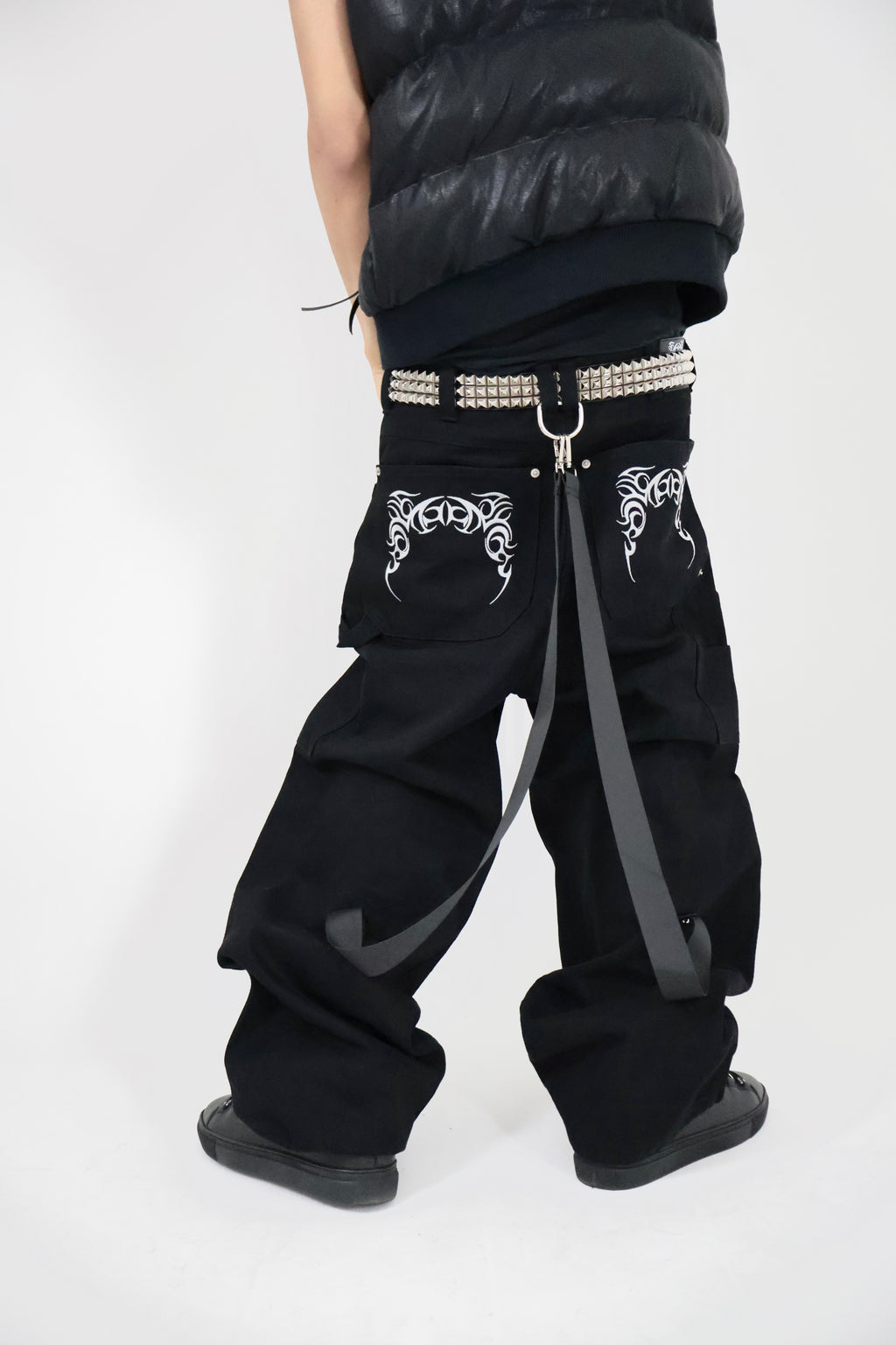UCANTBELIKEME Bandage Logging Pants