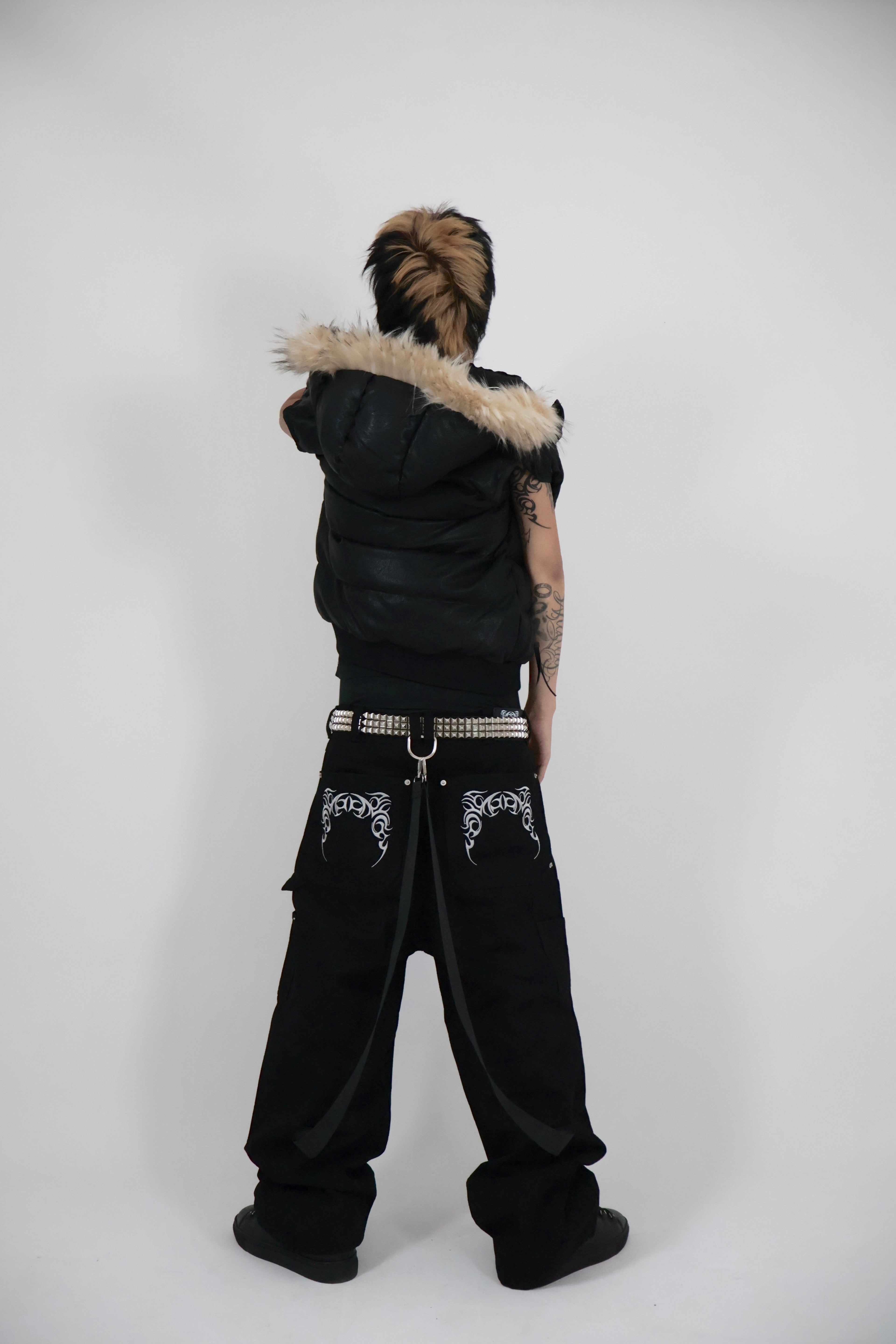 UCANTBELIKEME Bandage Logging Pants