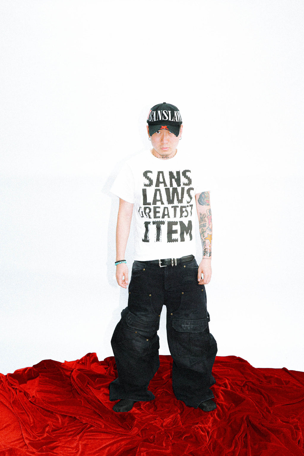 SANSLAWS Black Logging Pants