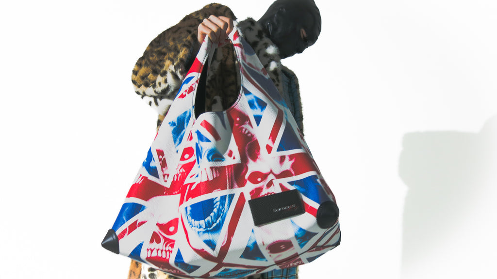 SANSLAWS Skull UK Flag Handbag
