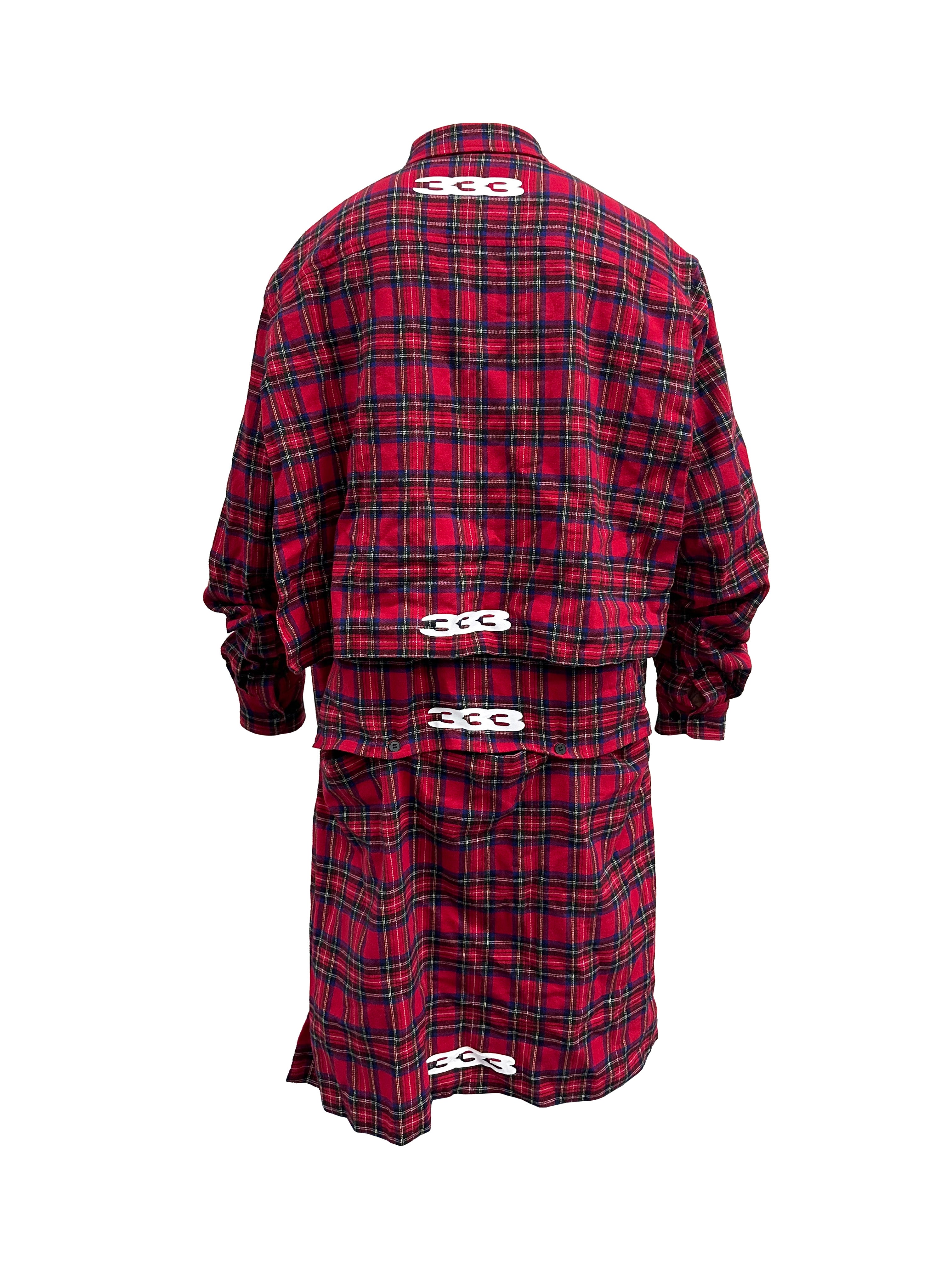 PCCVISION wizard plaid shirt