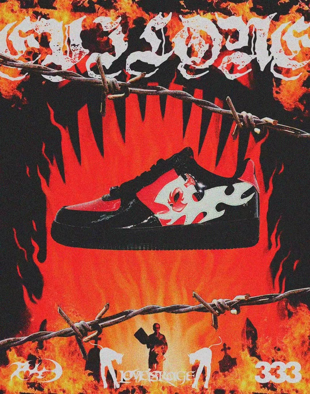 PCCVISION DEMON1 RETRO SNEAKERS