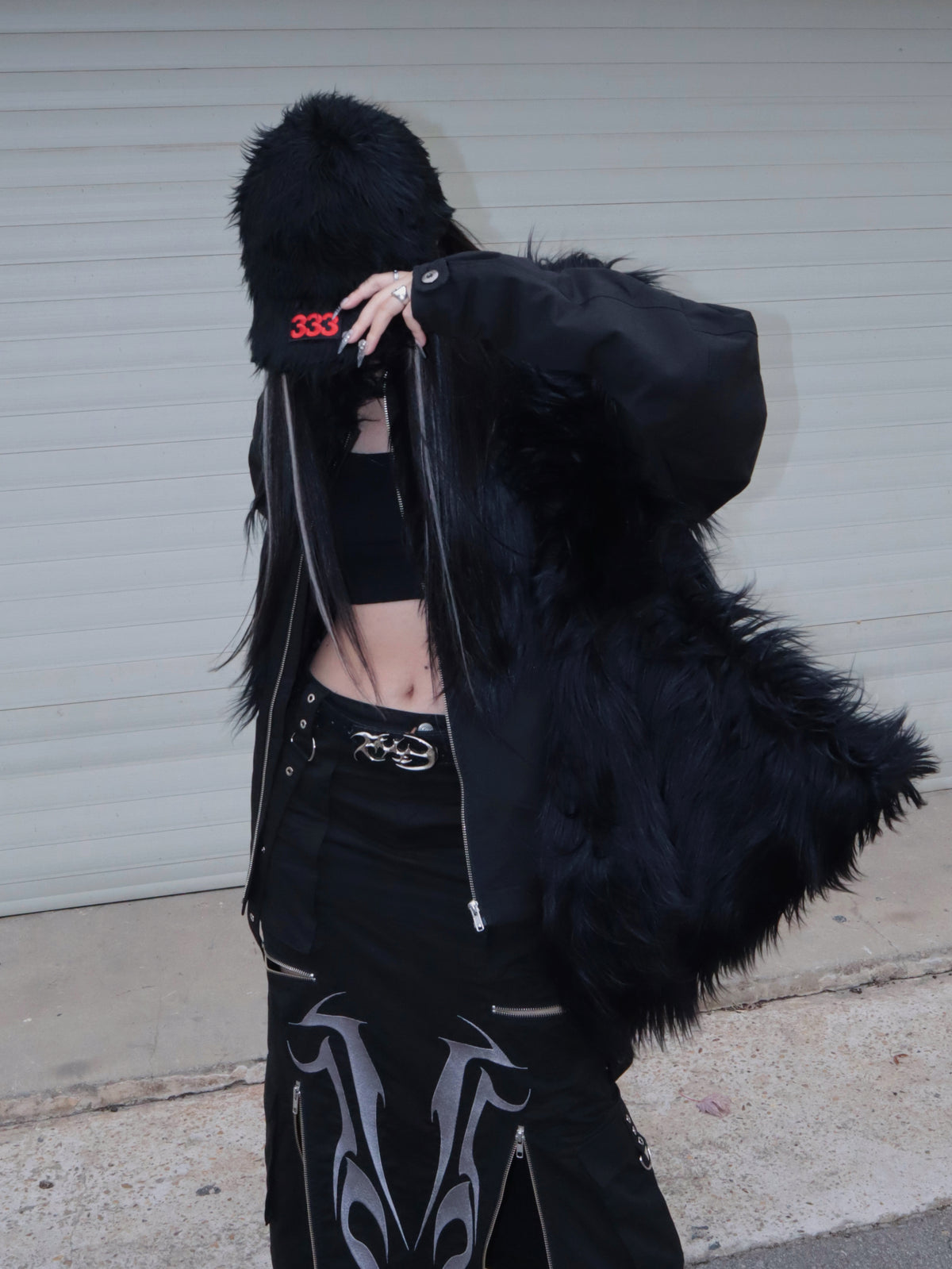 PCCVISION 333Black Plush Hat