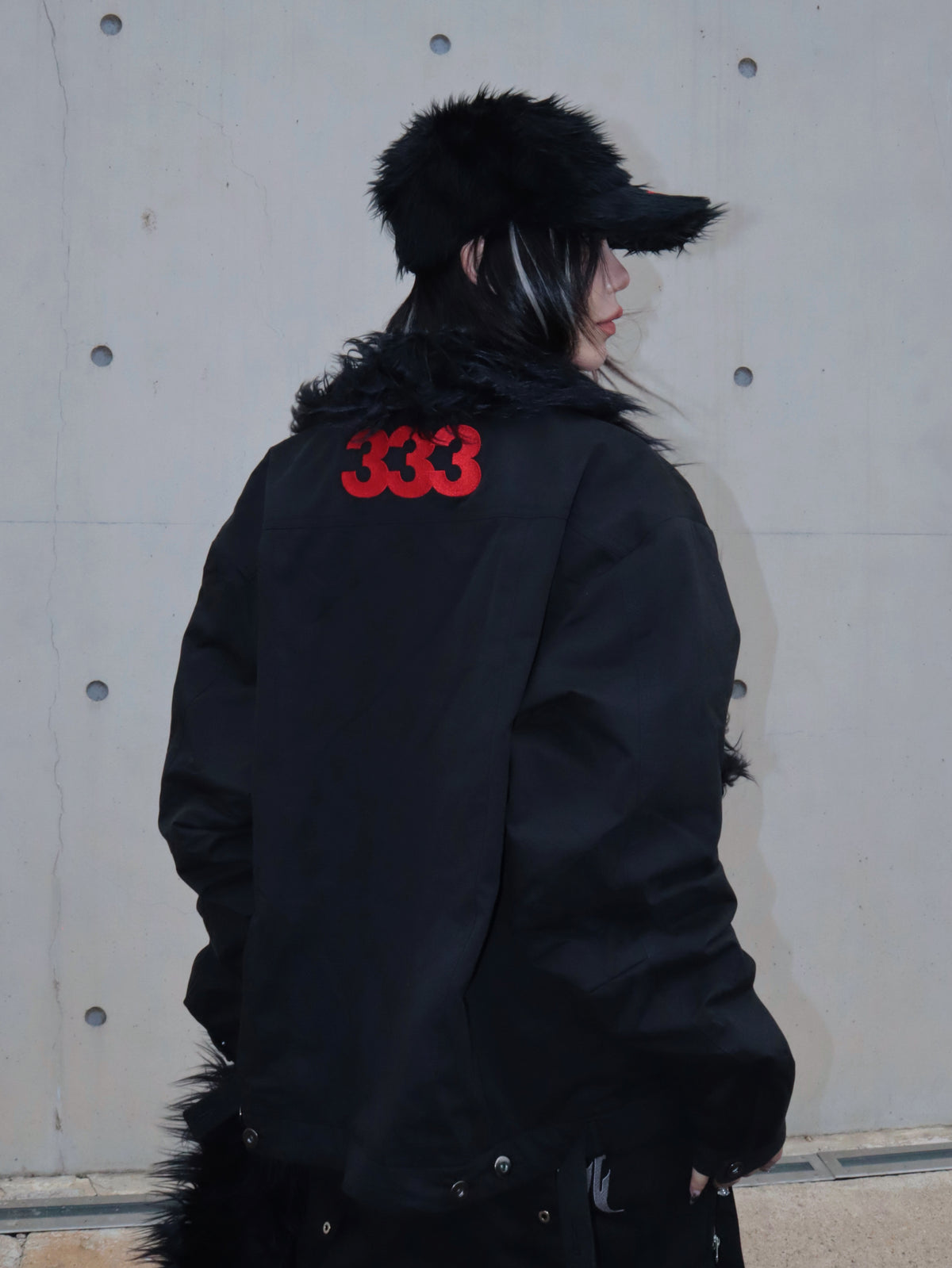 PCCVISION 333Black Plush Hat