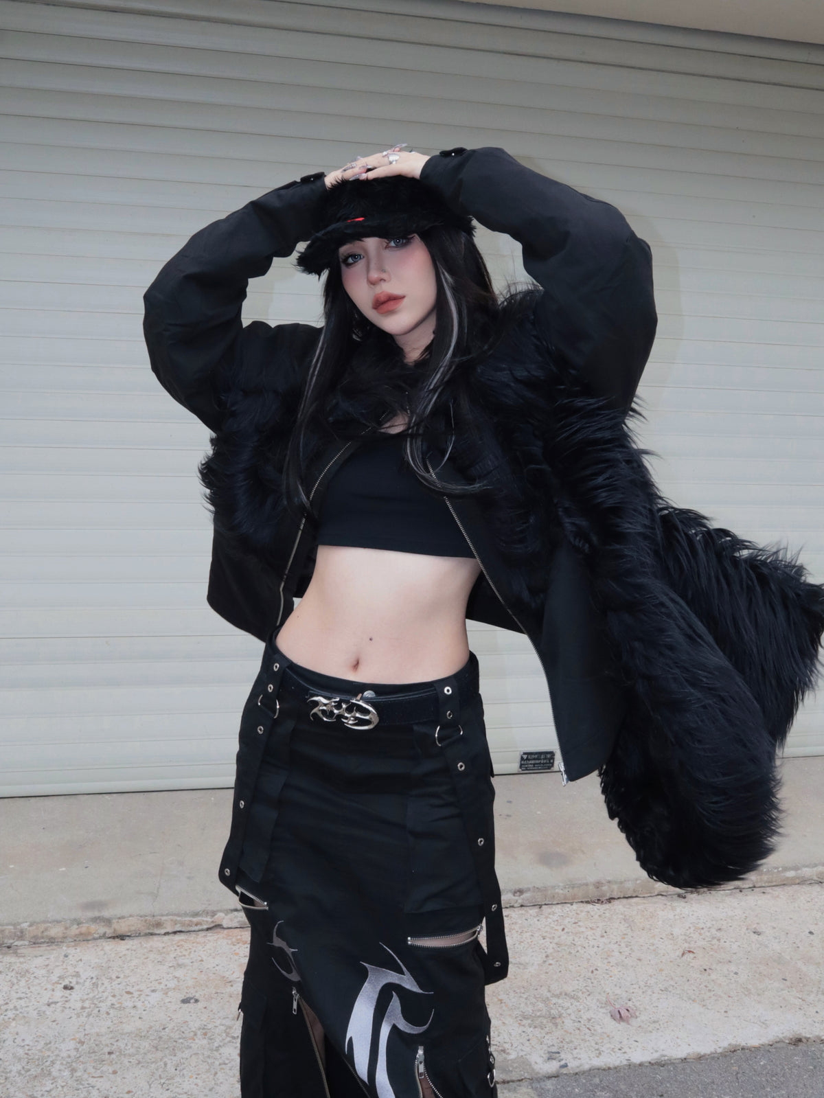 PCCVISION 333Black Plush Hat